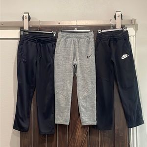 Nike and Under Armour youth big boys size medium pants sold together 3 pair